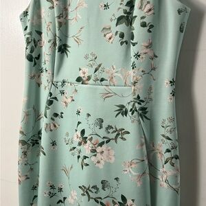 Calvin Klein Mint Floral Midi Dress